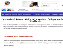 Tablet Screenshot of internationalschoolguide.com